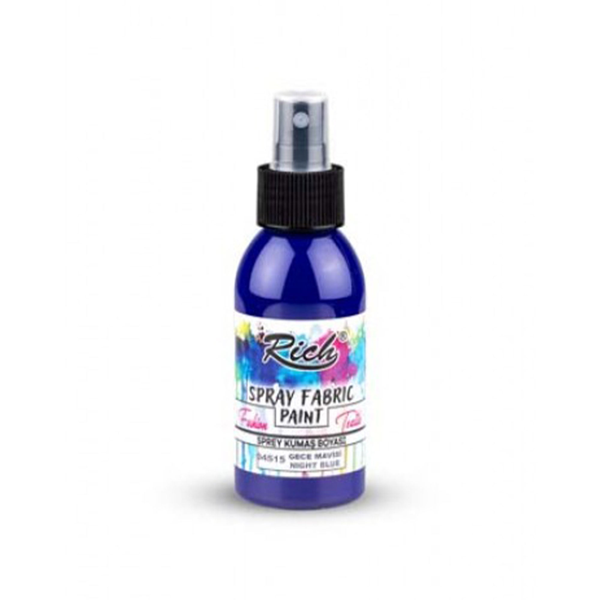 Rich Spray Fabric Paint Wasserbasierte Textilfarbe 60ml - 25 Farben