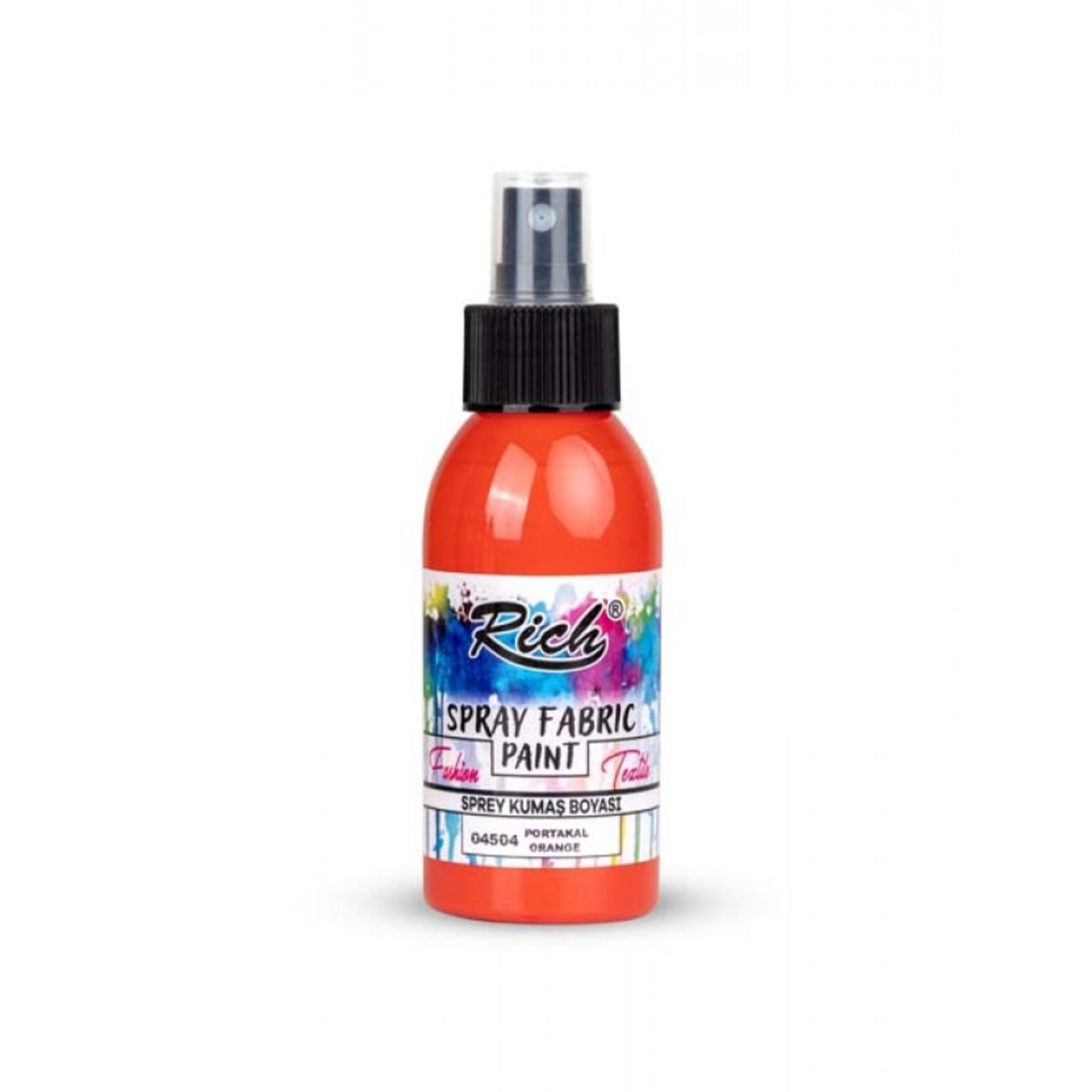 Rich Spray Fabric Paint Wasserbasierte Textilfarbe 60ml - 25 Farben