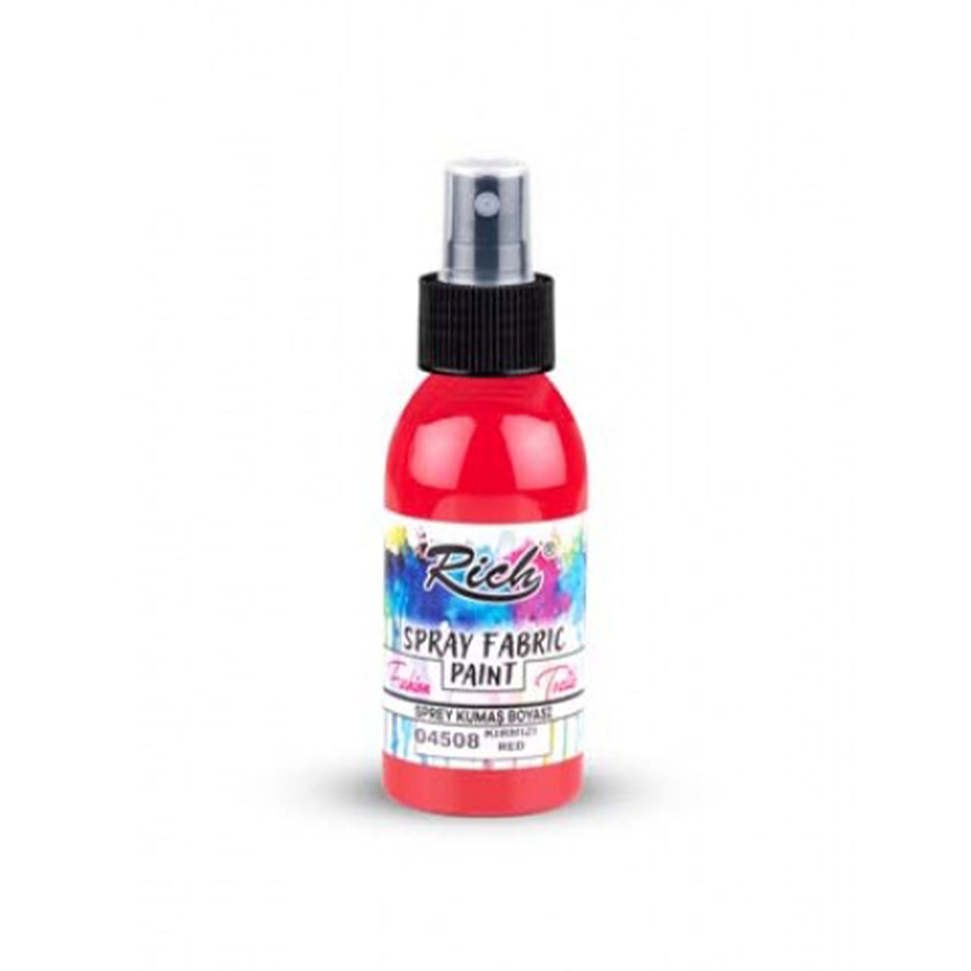 Rich Spray Fabric Paint Wasserbasierte Textilfarbe 60ml - 25 Farben