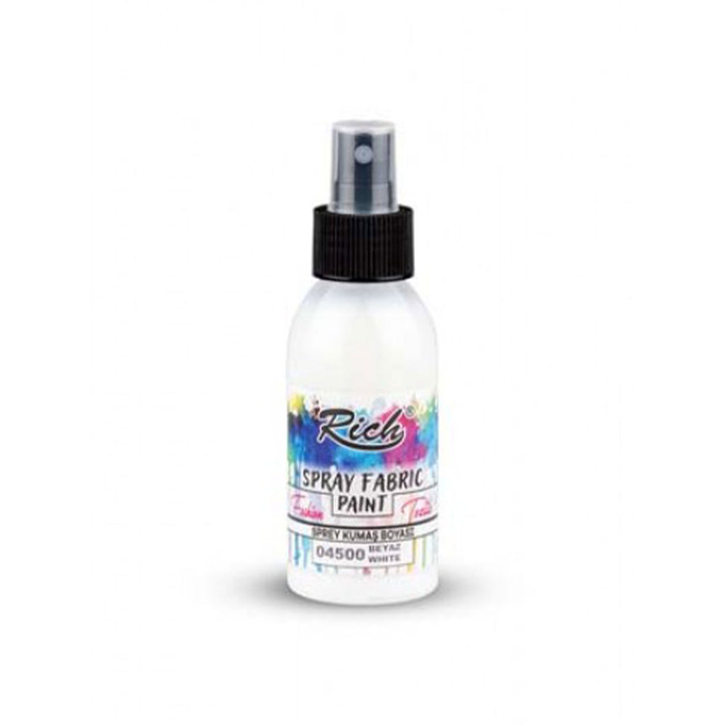 Rich Spray Fabric Paint Wasserbasierte Textilfarbe 60ml - 25 Farben