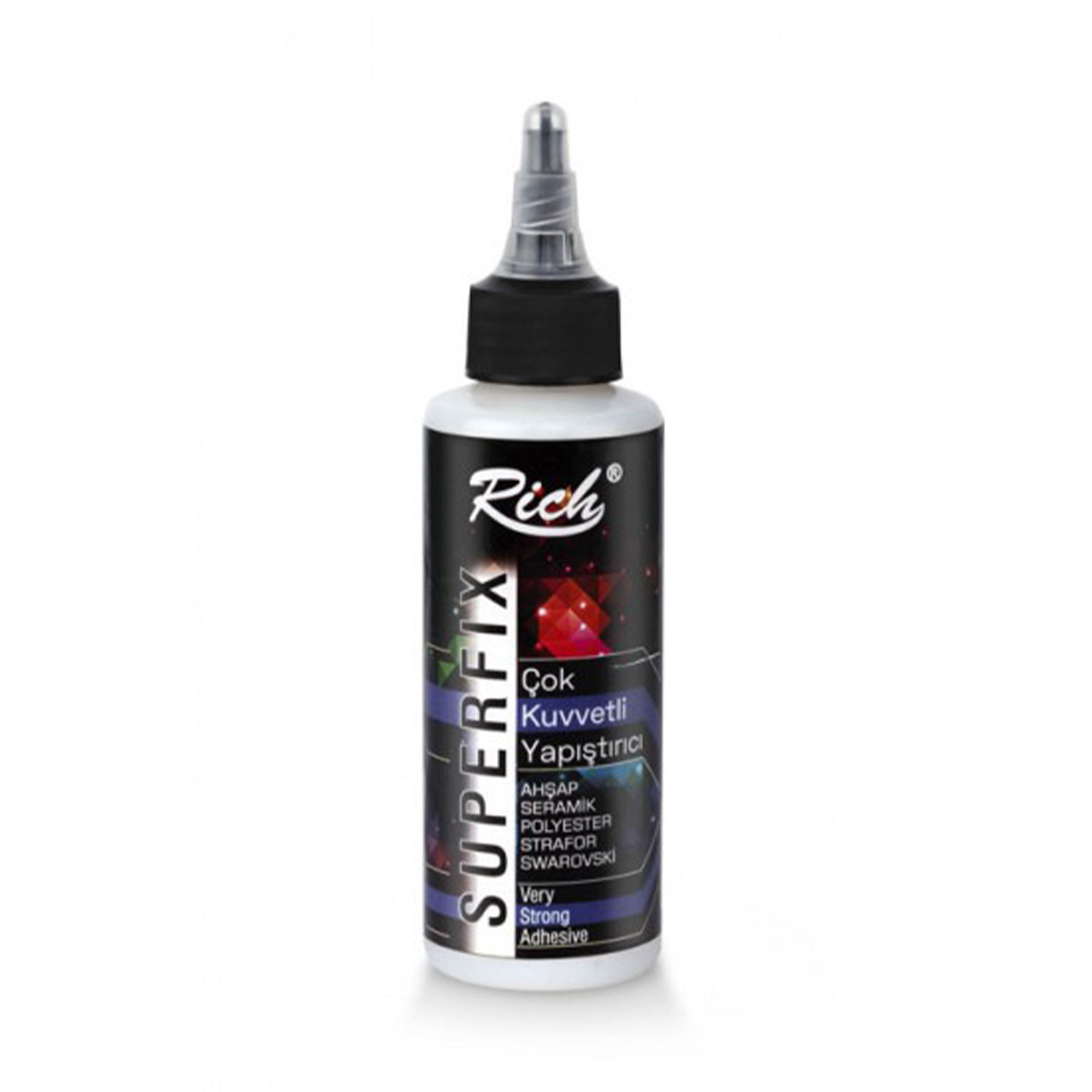 Rich Superfix Strong Adhesive - 60ml /120ml /500ml Transparent