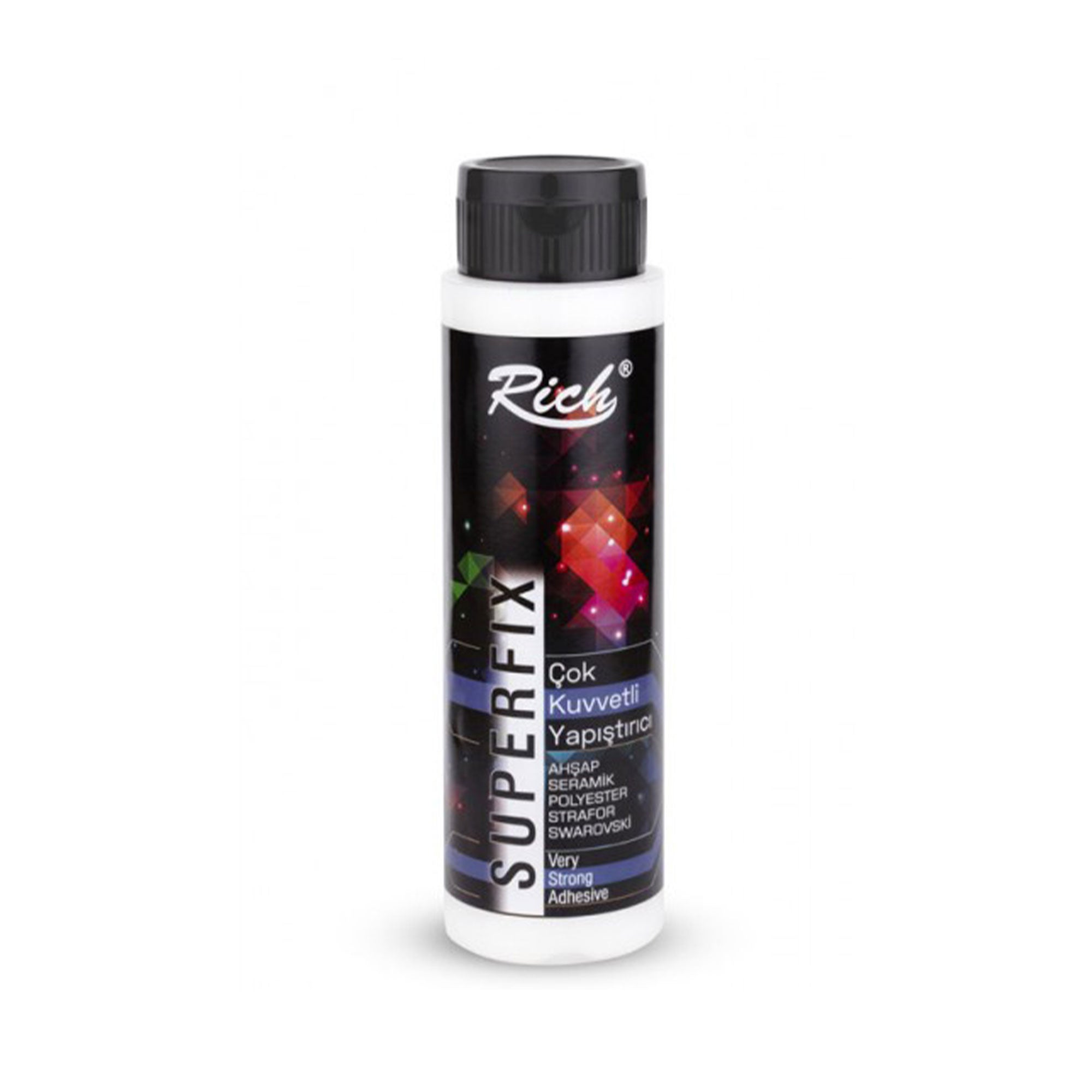 Rich Superfix Strong Adhesive - 60ml /120ml /500ml Transparent