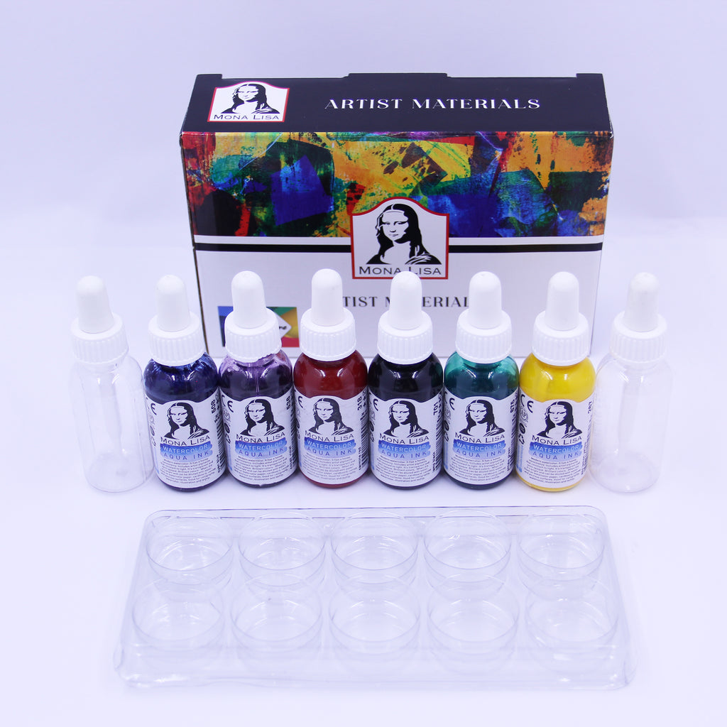 Südor Mona Lisa Watercolor (Aquarell) Aqua Ink Set 6x30 ml