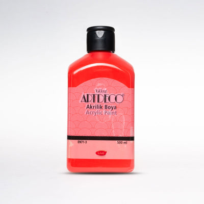 büst Artdeco Acrylfarbe 500 ml – Rot