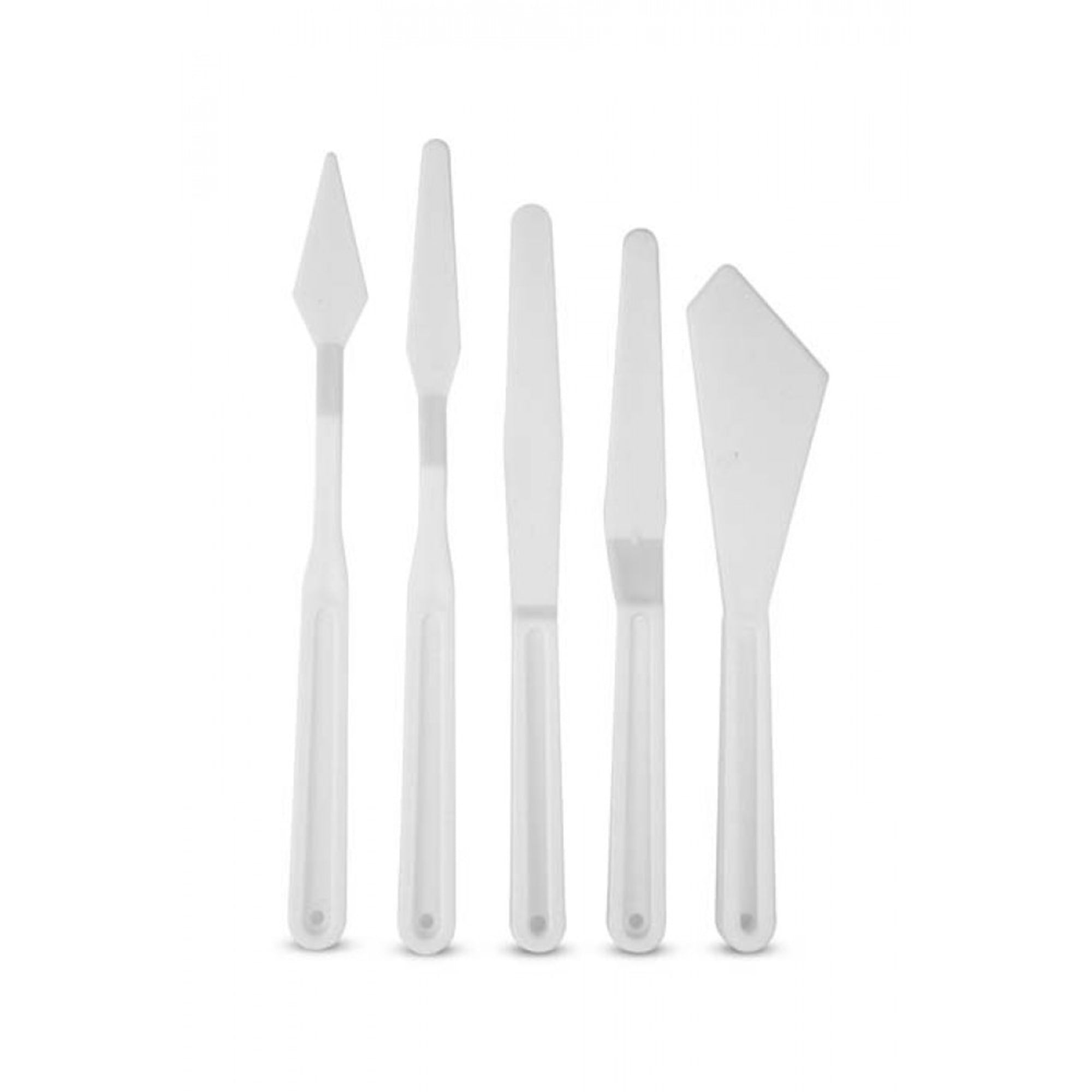 Plastic 5-Piece Spatula Set