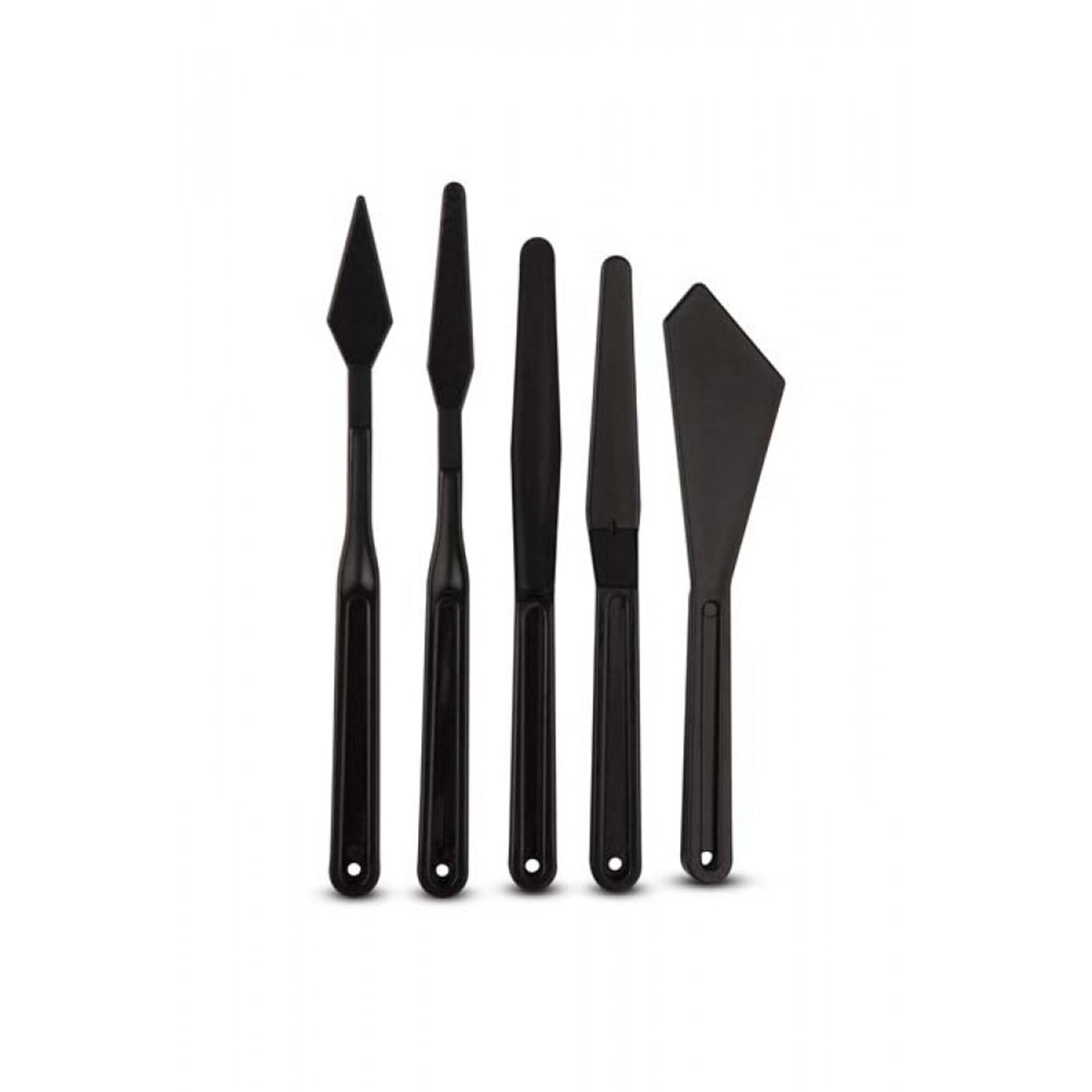 Plastic 5-Piece Spatula Set