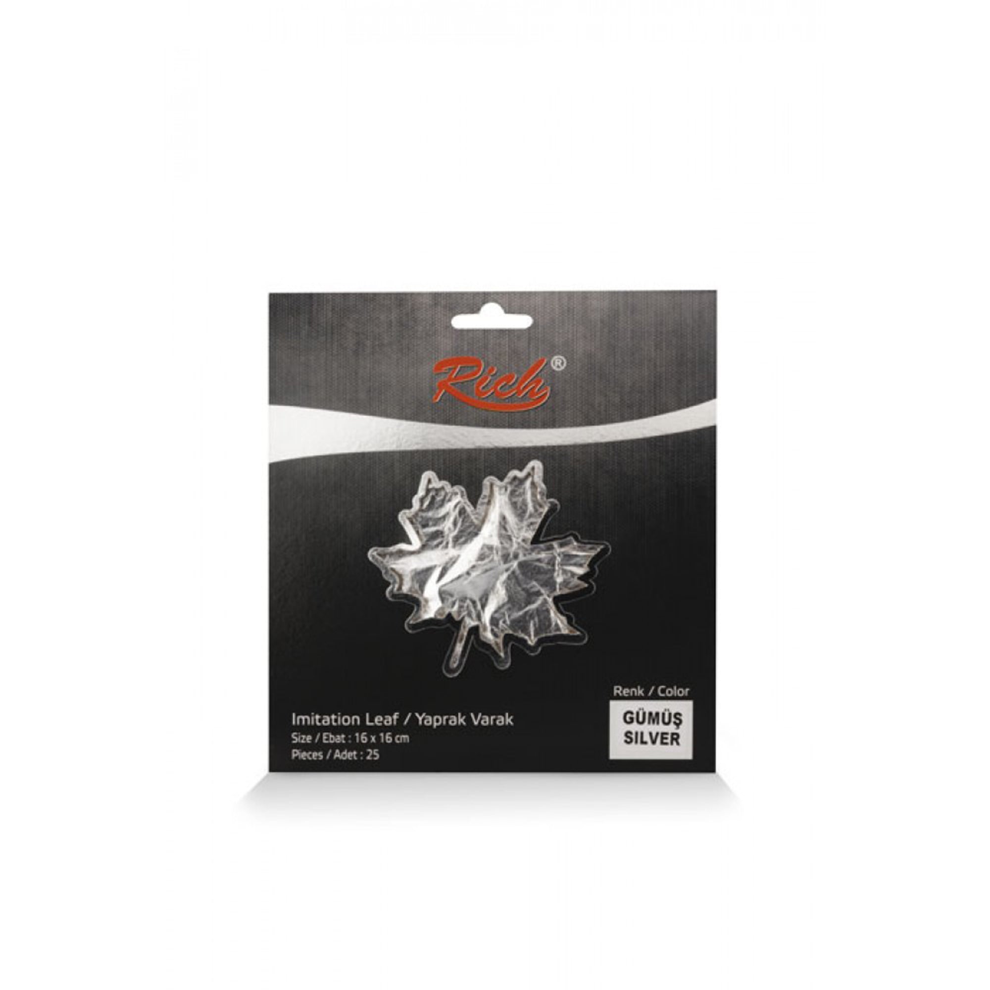 Rich Imitation Leaf 25 Sheets (16x16cm) - Gold, Silber, Kupfer